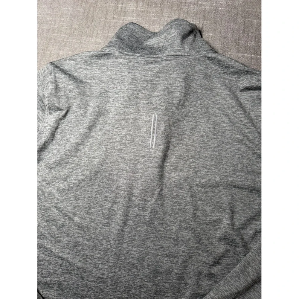 Nike Running Pacer Dri-FIT Women Grey Heather Quarter Zip Pullover CU3220-084 M